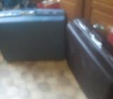 2 x samsonite hard shell cases
