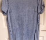 New look denim tunic size 18