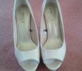 M & S nude heels