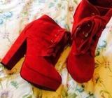 Newlook Red Suede