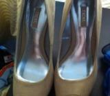 Next heels, nude,green hint